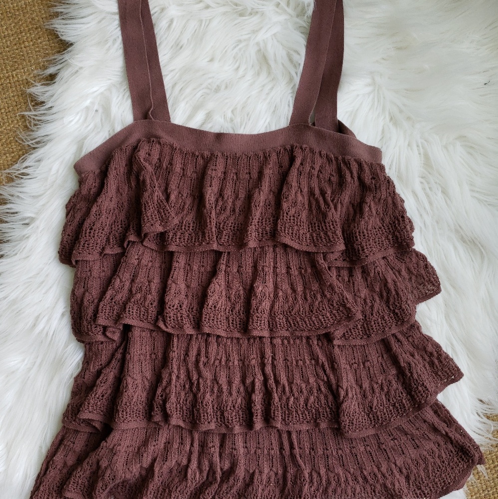 Anthropologie Moth Tiered Top